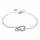 PLATA 925 Pulsera De Corazon
