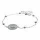 Pulsera De Piedras Con Dije Religioso