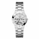 RELOJ GUESS/ CORREA PLATEADA DE ACERO INOXIDABLE, CAJA DE ACERO INOXIDABLE, DAMA